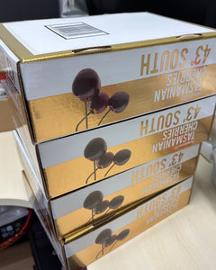 43度塔斯曼尼亞車厘子32-34mm 1盒/約2公斤（不包送貨，只限西營盤地鐵站交收）